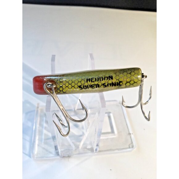 Vintage Heddon Super Sonic 9385 L  Fishing Lure with box - Picture 9 of 9
